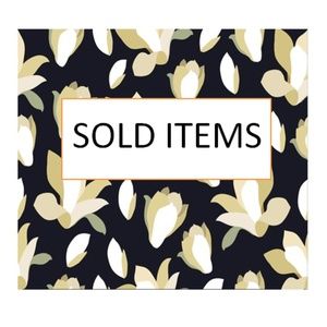 ALL ITEMS BENEATH THIS LISTING ARE SOLD